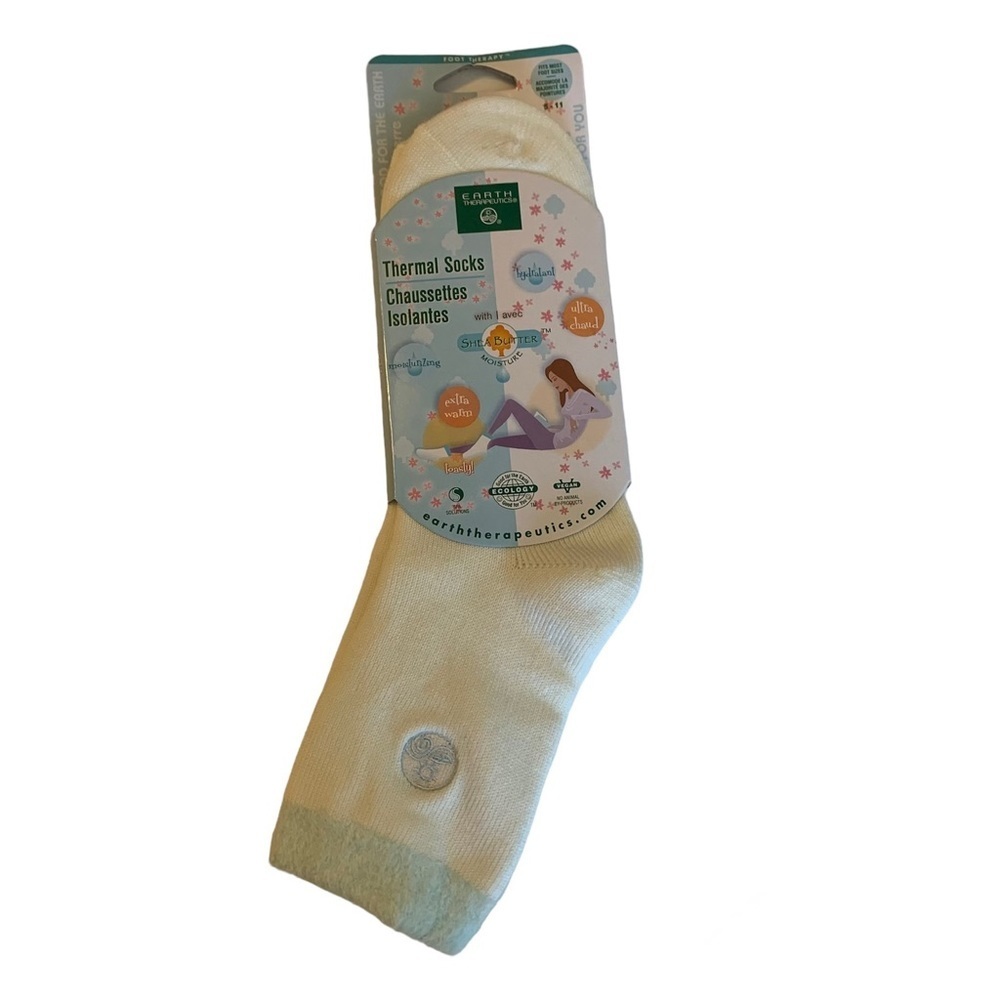 Earth Theraputics Thermal Socks with Shea Butter Moisture NWT